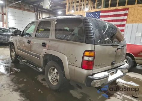 2003 Chevrolet Tahoe K1500 z USA, uszkodzony, nr VIN 1GNEK13Z03J289340